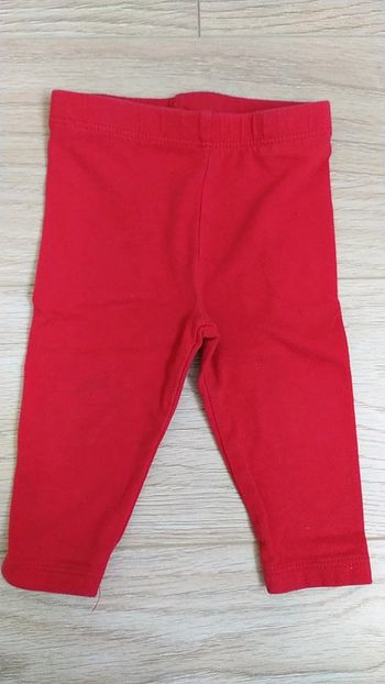 Legging rouge 6 mois