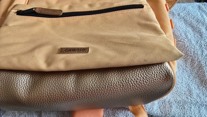 Sac à dos cabaïa orange clair doré - photo numéro 8