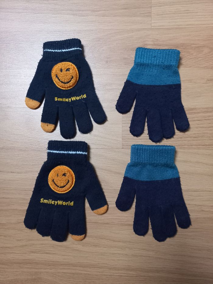 Lot de 2 paires de gants