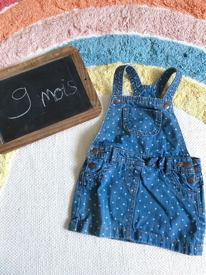 Robe salopette jean