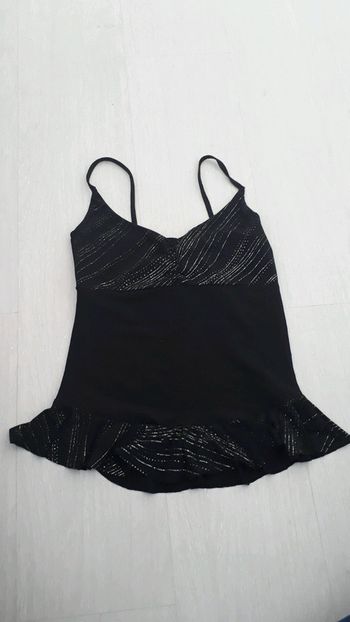 Débardeur noir paillettes