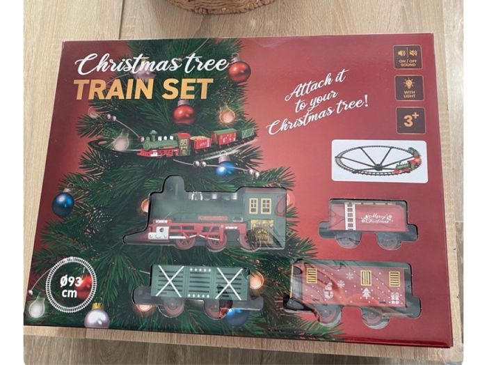 Petit train sapin de noël