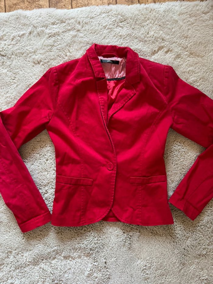 Blazer rouge MIM Taille 34