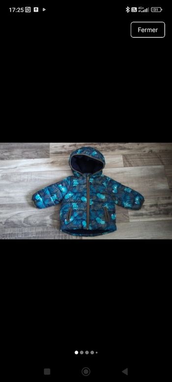 Doudoune doublée polaire du pareil au même taille 9 mois 