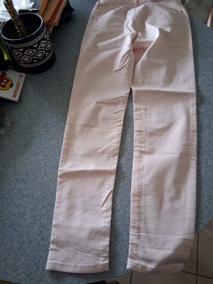 Pantalon " jennyfer " straigh rose " T- 40" - photo numéro 2