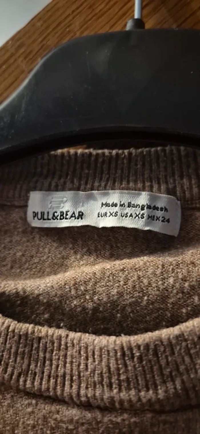 Pull brun - photo numéro 2
