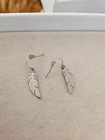 Boucles d'oreille plumes