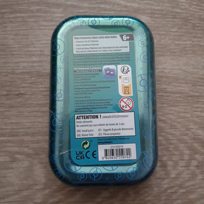Boîte Mini Tin Pokémon Kanto 2025 NEUVE - photo numéro 2
