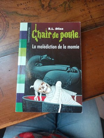 Livre chair de poule: la malédiction de la momie