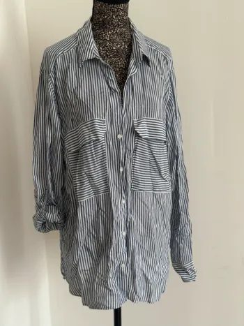 Chemise légère rayée Zara – Taille L – Très bon état