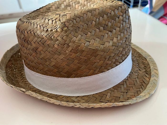 Chapeau bandeau blanc