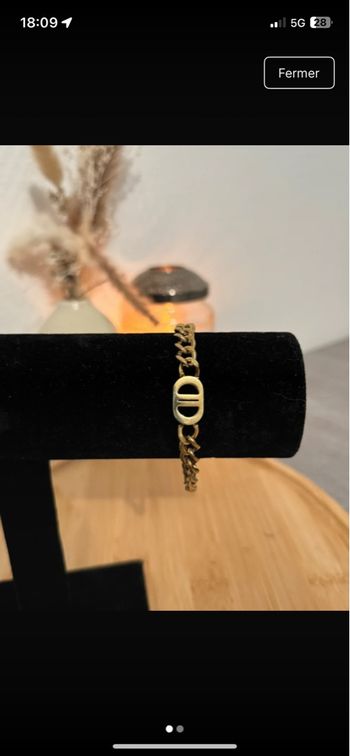 Bracelet Double D Acier Inoxydable