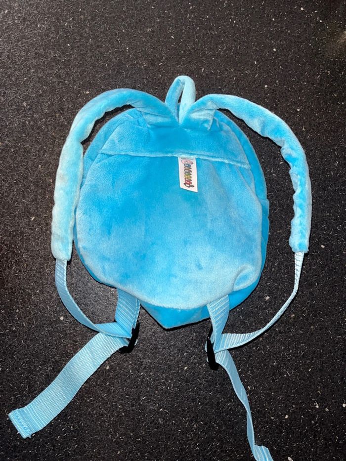 Peluche doudou, Barbapapa, sac à dos bleu rose - photo numéro 2