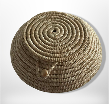 🌟 sublime petite boîte tressée main (panier) polyvalente déco boîte à bijoux , elle est superbe !