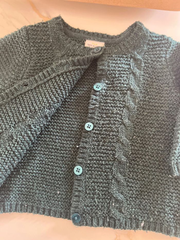 Gilet tape à l’œil 12 mois vert - photo numéro 3