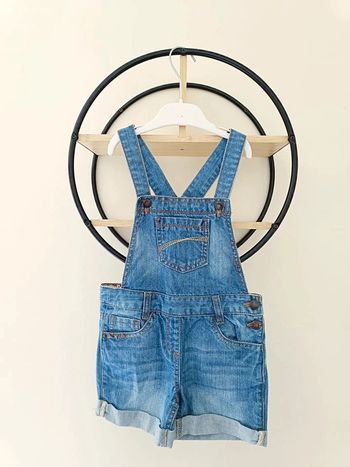 5 ans salopette short en jean tape a l'oeil