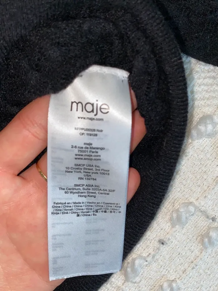 Pull ajouré Maje en taille 1 - photo numéro 2
