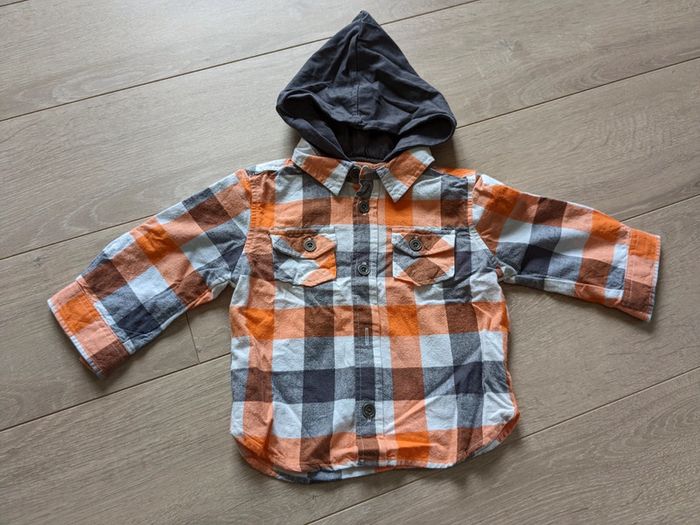 Chemise à capuche 12 mois