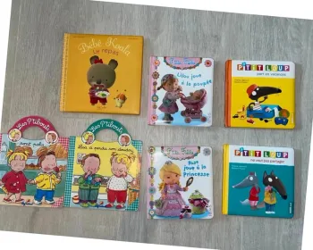 Lot de 7 livres bébé Les P'tibouts P'tit loup Bébé koala