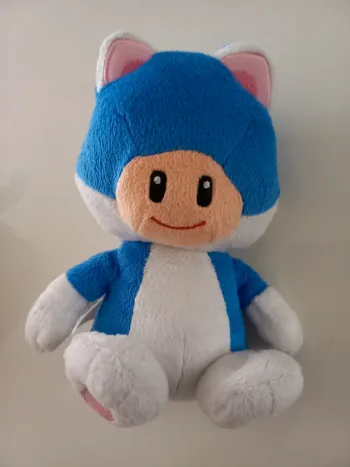 Peluche cat Toad World of Nintendo