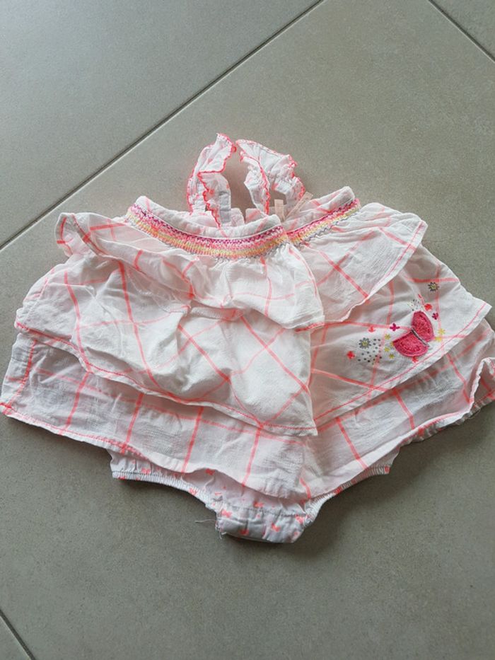 Robe barboteuse bretelles fines