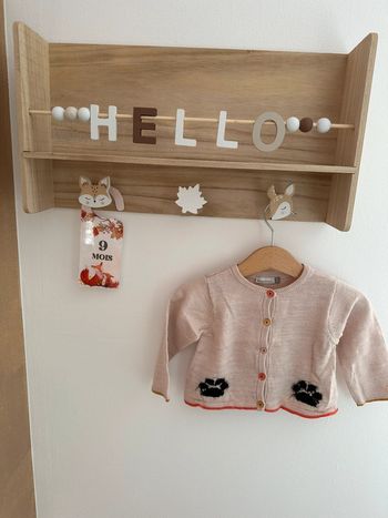 Gilet rose chat