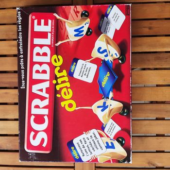 Scrabble Délire Mattel édition spéciale complet cartes plateau sac lettres