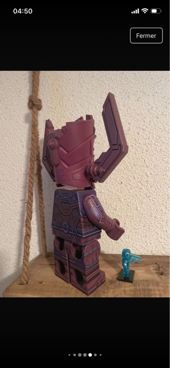Figurine type lego XXL Galactus - photo numéro 5