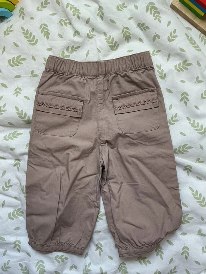 pantalon léger beige 3 mois vertbaudet - photo numéro 8