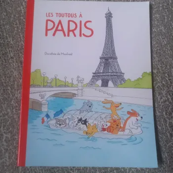 Livre BD les toutous à Paris