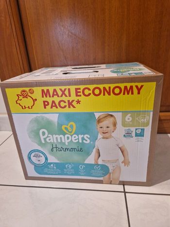 62 couches taille 6 pampers