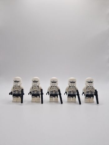 Figurines type lego 5 Stormtroopers impérial Hovertank star wars