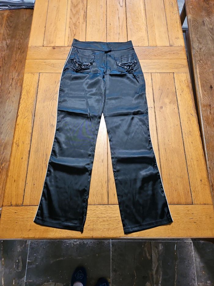Pantalon fille 14ans effet soyeux