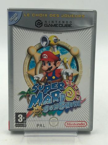 Jeu vidéo Super Mario Sunshine sur console Nintendo Game Cube