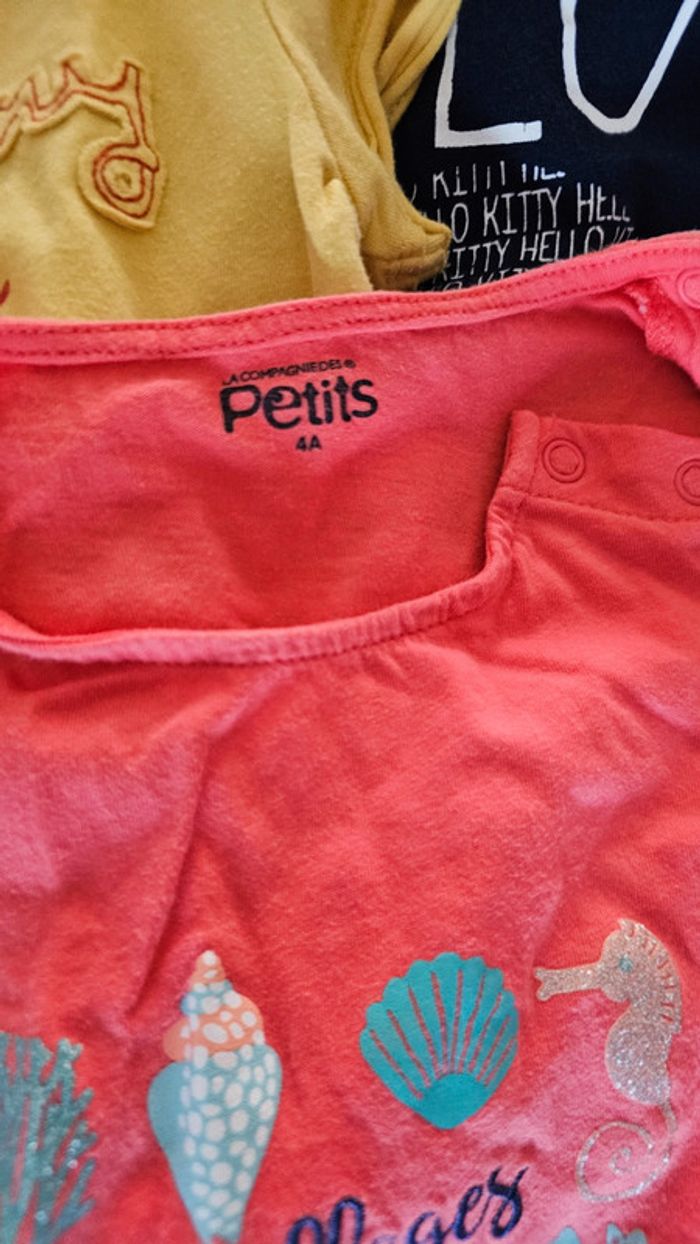 Gros lot 9 t shirt 4 ans - photo numéro 2