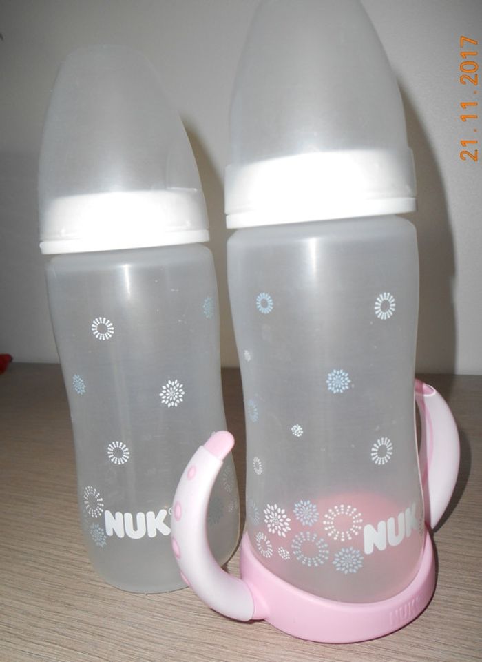 Biberons x2 Nuk 300 ml sans tétine