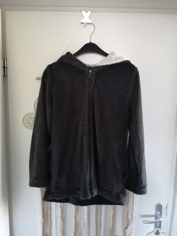Gilet de pyjama gris foncé à capuche Etam taille M