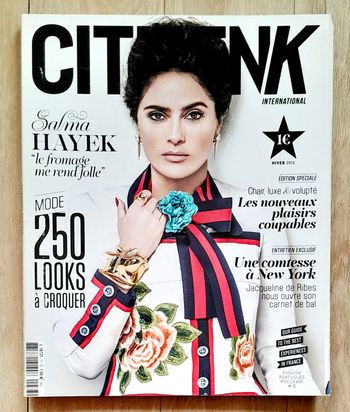 Magazine Citizenk n°77 hiver 2015 plaisirs coupables spécial Salma Hayek