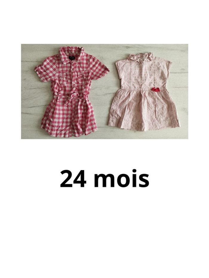 Lot robes 24 mois