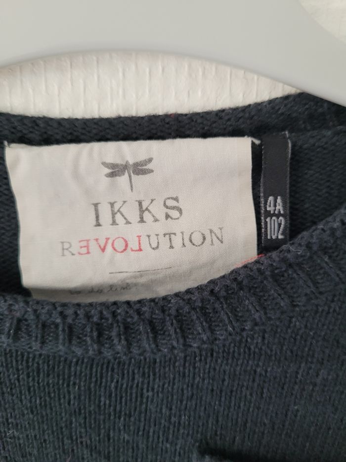 Pull rayé IKKS 4 ans TBE - photo numéro 4