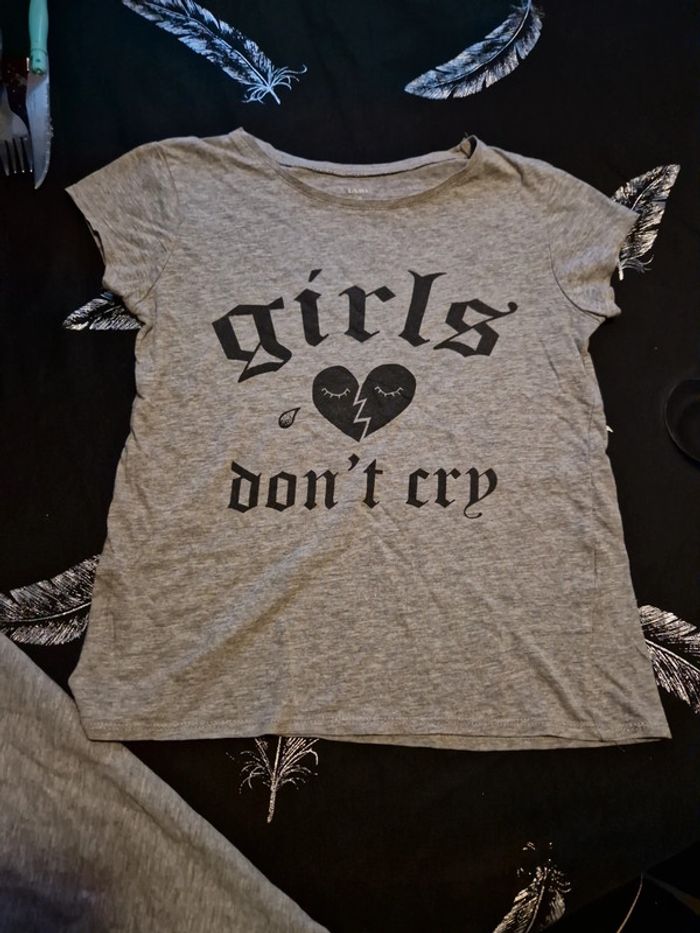 Lot de 2 tee shirts fille - photo numéro 3