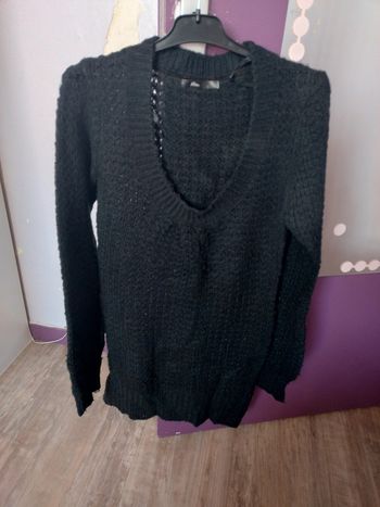 Pull long noir taille L mim
