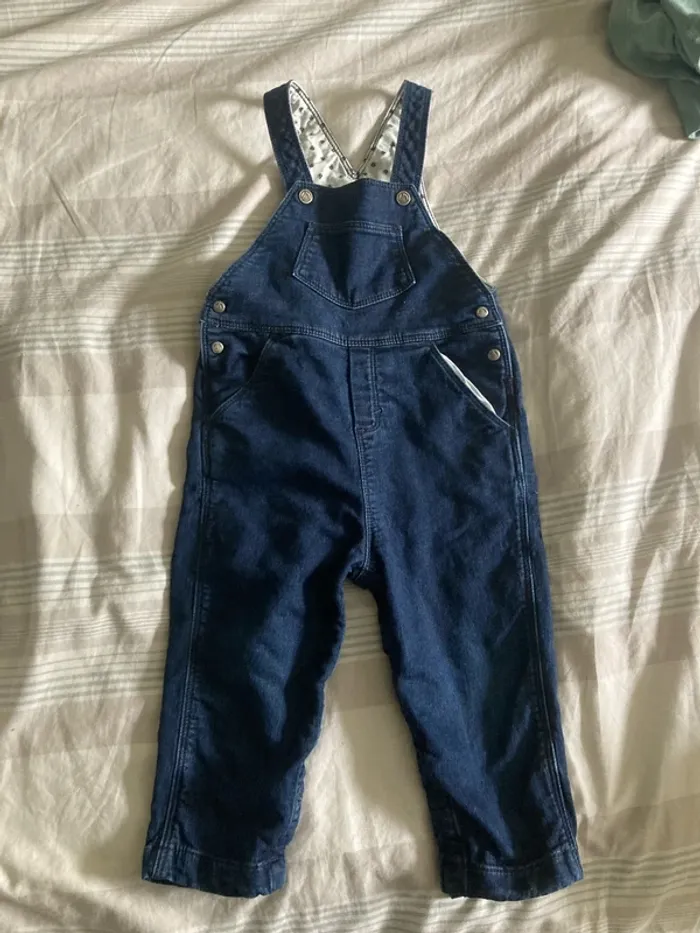 Salopette jean petit bateau 18mois