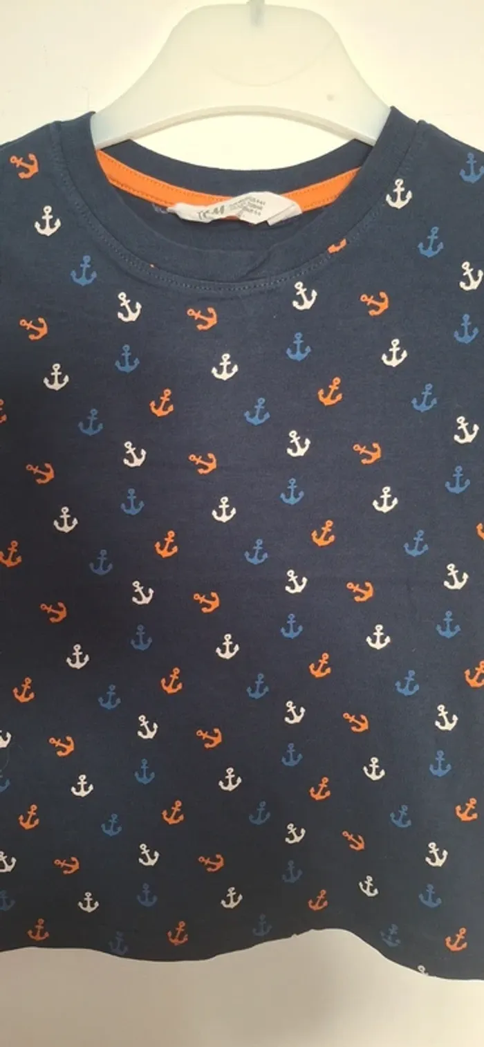 🌟 T-shirt à Motif d'Ancres - H&M - photo numéro 2