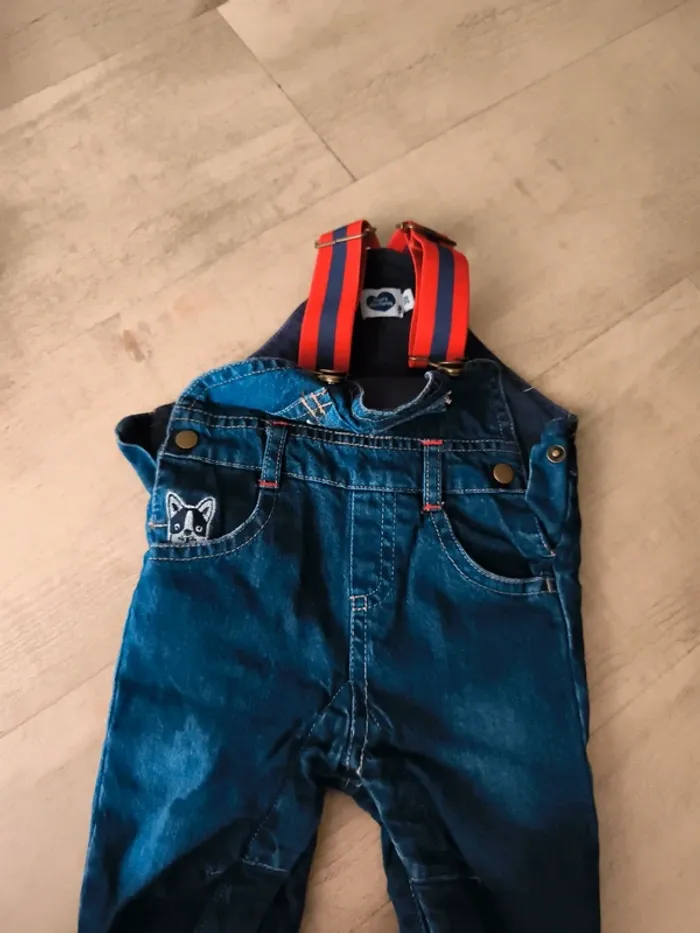 Salopette+ chemise - photo numéro 5
