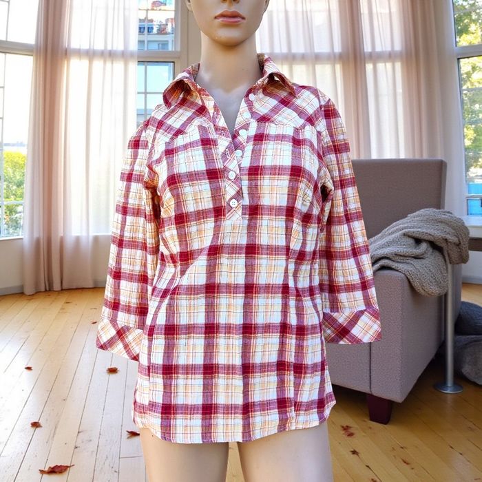 Chemise à carreaux femme enceinte H&M mama taille S - photo numéro 5