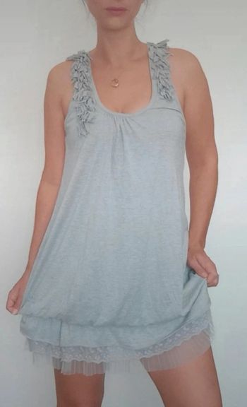 Robe d été casual crochet tulle sexy TU