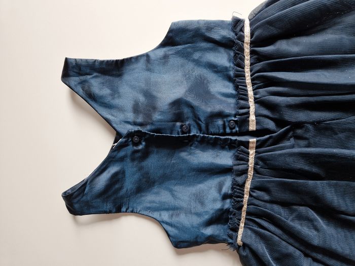 Robe bleu marine tulle 5/6 ans - photo numéro 5