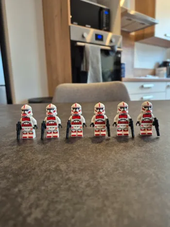 Figurines lego 6 clones Shook troopers sw1305 star wars