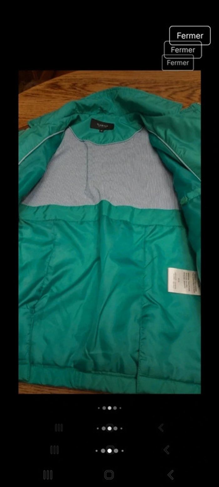 Veste coupe vent verte Clarina taille 42 - photo numéro 13